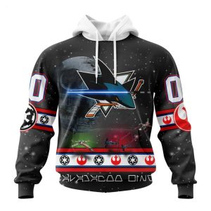 Personalized NHL San Jose Sharks Special Star Wars Design Hoodie