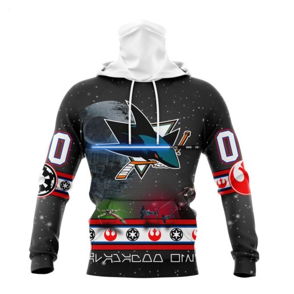 Personalized NHL San Jose Sharks Special Star Wars Design Hoodie