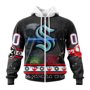 Personalized NHL Seattle Kraken Special Star Wars Design Hoodie