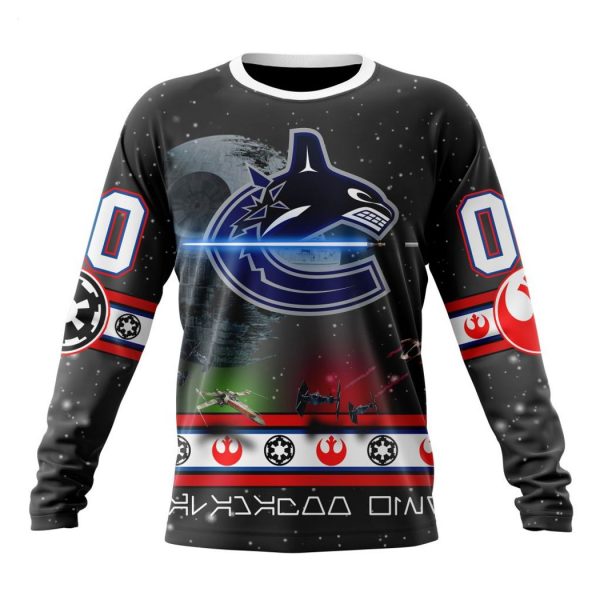 Personalized NHL Vancouver Canucks Special Star Wars Design Hoodie