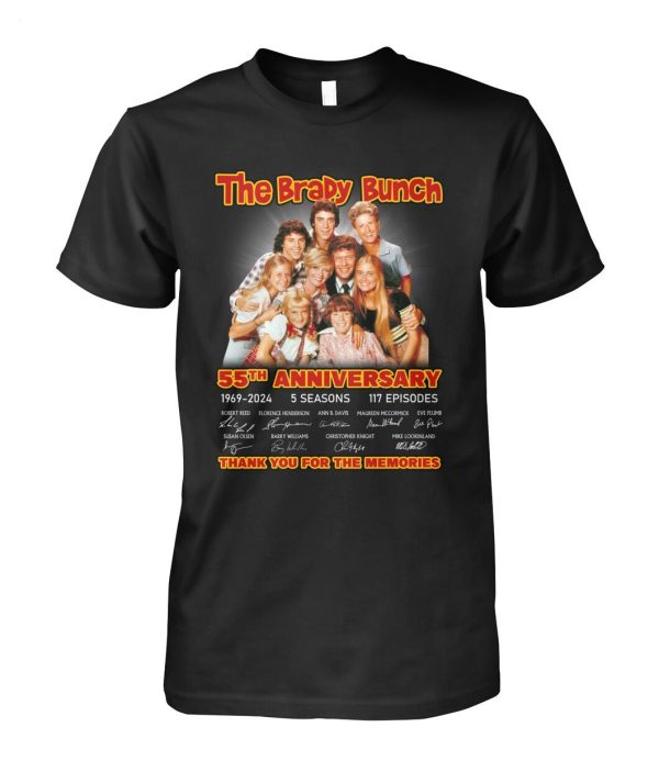 The Brady Bunch 55th Anniversary 1969 – 2024 Thank You For The Memories T-Shirt – Limited Edition