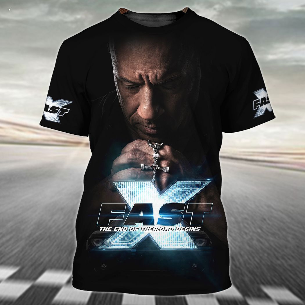 Vin Diesel Fast & the X T Shirt Menwomen all over Printed T- shirts Casual Torunstyle