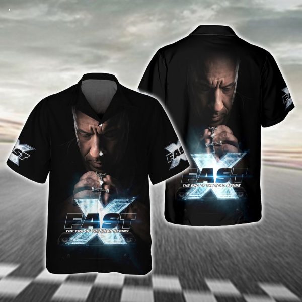 Vin Diesel Fast & the Furious X T Shirt Menwomen 3D all over Printed T-shirts Casual