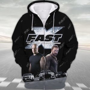 Vin Diesel Jason Momoa Fast & the Furious X T Shirt Menwomen 3D all over Printed T-shirts Casual