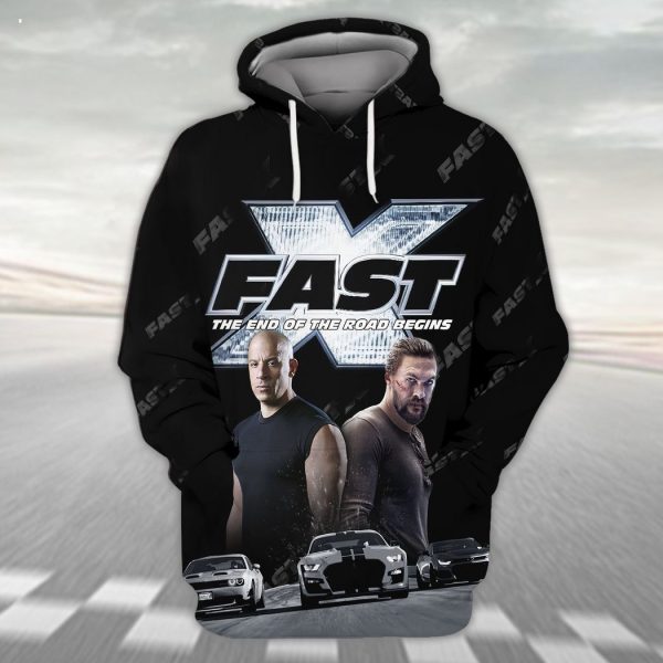 Vin Diesel Jason Momoa Fast & the Furious X T Shirt Menwomen 3D all over Printed T-shirts Casual