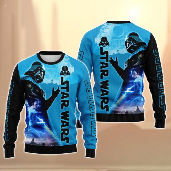 Darth Vader Star Wars 3D Blue Tshirt Star War Movie 3D Full Print Shirts