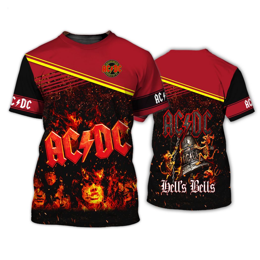 ACDC Rock Band 3D Full Print Shirts - Torunstyle