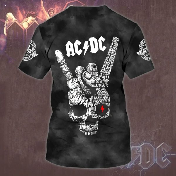 ACDC Rock Band 3D TShirt Hoodie
