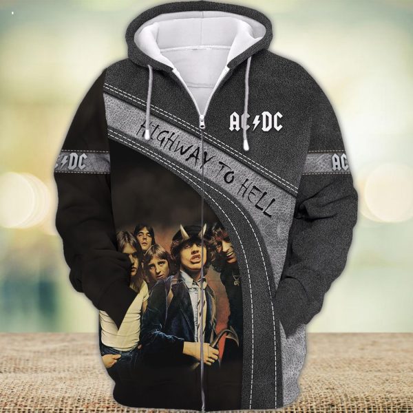ACDC Rock Band Highway To Hell 3D Full Print Shirts