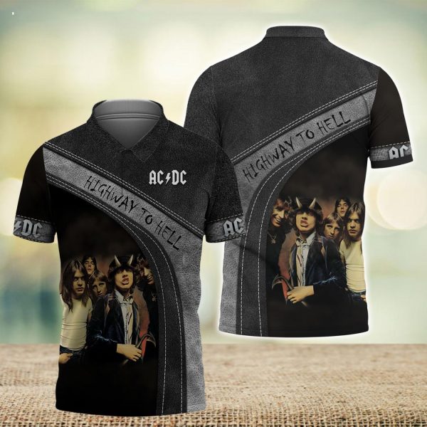 ACDC Rock Band Highway To Hell 3D Full Print Shirts