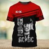 ACDC Rock Band Highway To Hell 3D TShirt Zip Hoodie