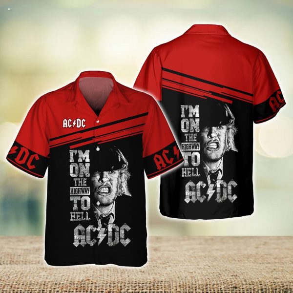 ACDC Rock Band I’m On The Highway To Hell 3D Full Print Shirts