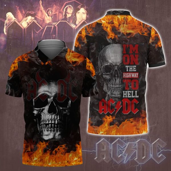 ACDC Rock Band I’m On The Highway To Hell 3D TShirt Hoodie