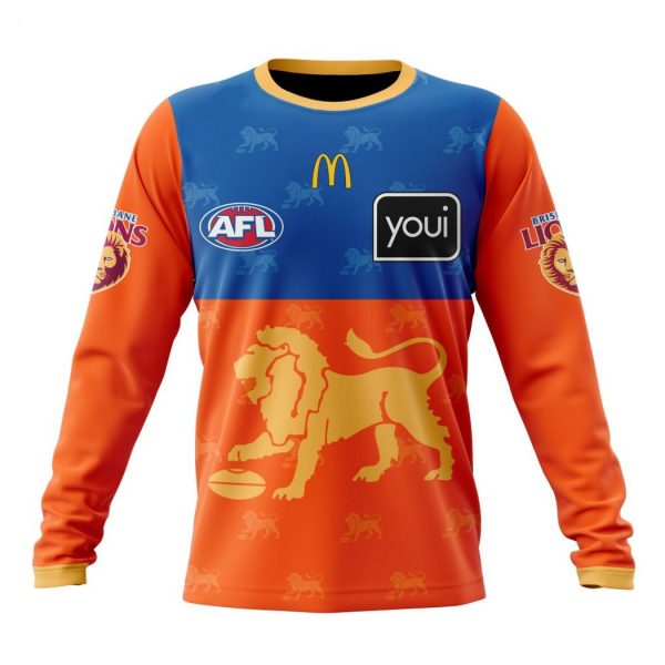 Personalized AFL Brisbane Lions Away Kits 2023 T-Shirt
