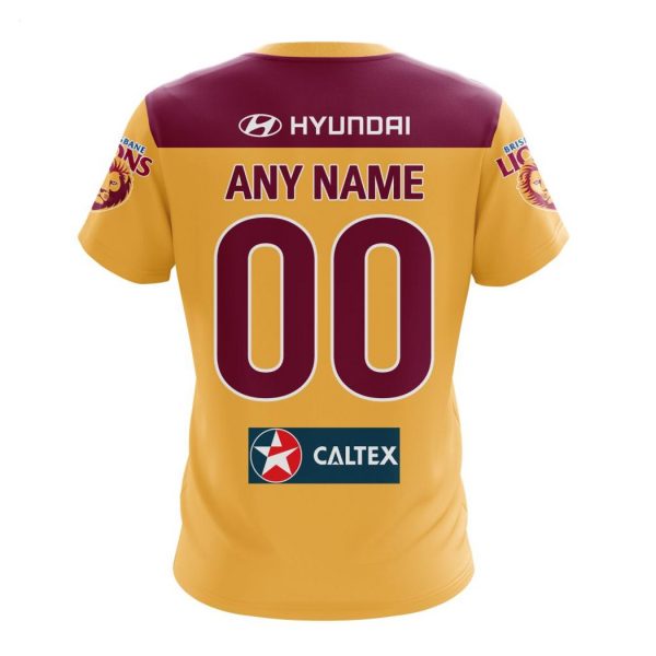 Personalized AFL Brisbane Lions Clash Kits 2023 T-Shirt