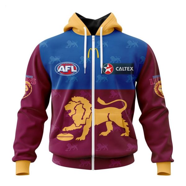 Personalized AFL Brisbane Lions Home Kits 2023 T-Shirt