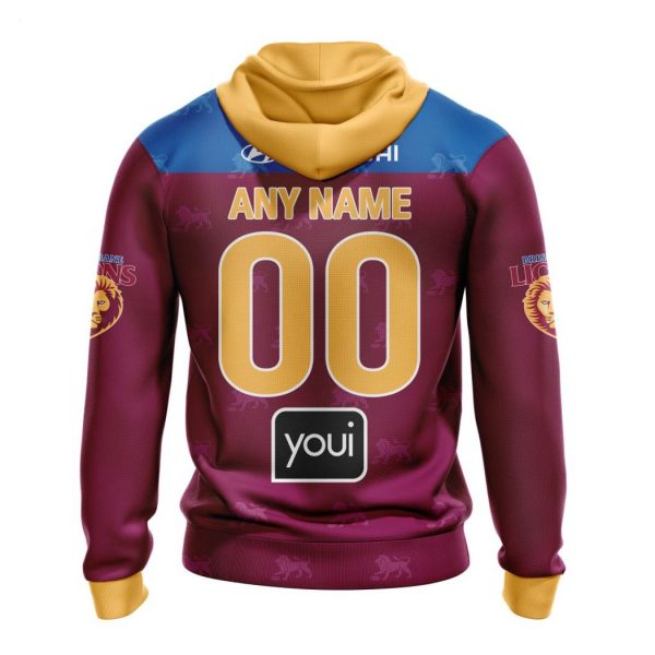 Personalized AFL Brisbane Lions Home Kits 2023 T-Shirt