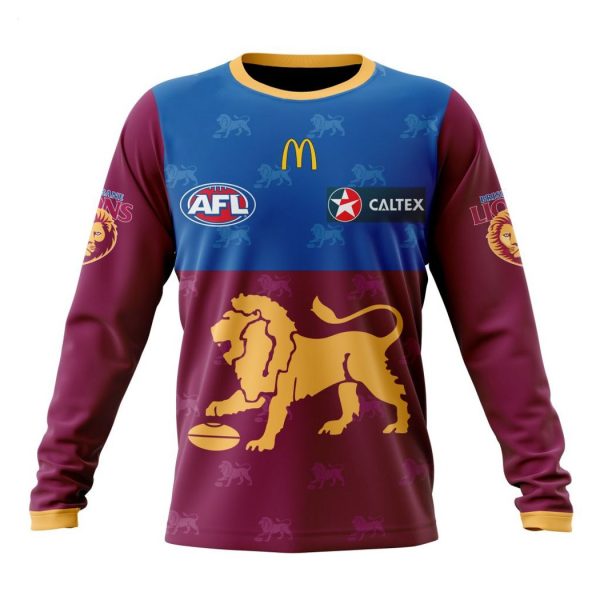 Personalized AFL Brisbane Lions Home Kits 2023 T-Shirt