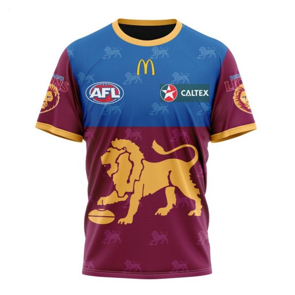 Personalized AFL Brisbane Lions Home Kits 2023 T-Shirt