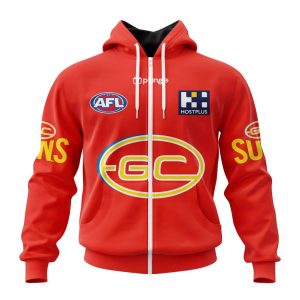 Personalized AFL Gold Coast Suns Home Kits 2023 T-Shirt