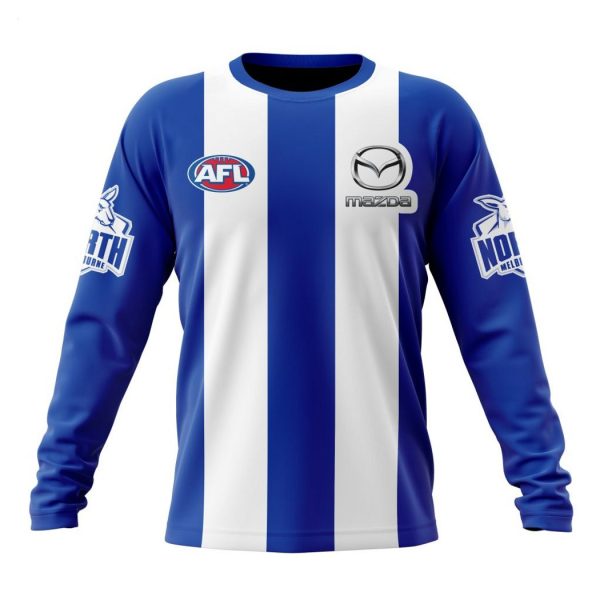 Personalized AFL North Melbourne Football Club Home Kits 2023 T-Shirt
