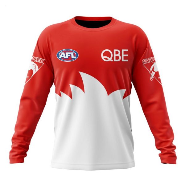Personalized AFL Sydney Swans Home Kits 2023 T-Shirt