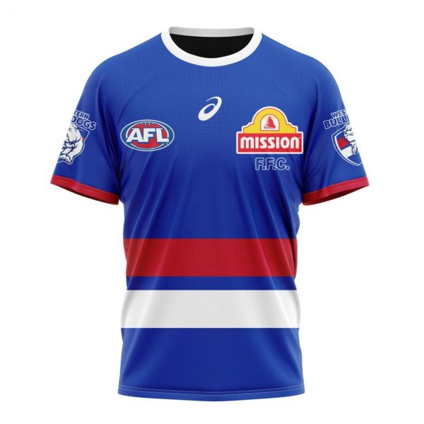 Personalized AFL Western Bulldogs Home Kits 2023 T-Shirt