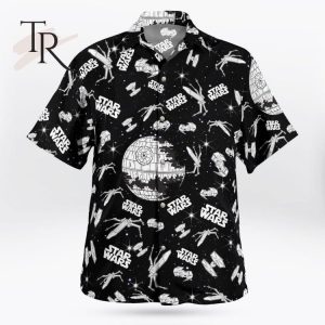 Star Wars Black Hawaiian Shirt