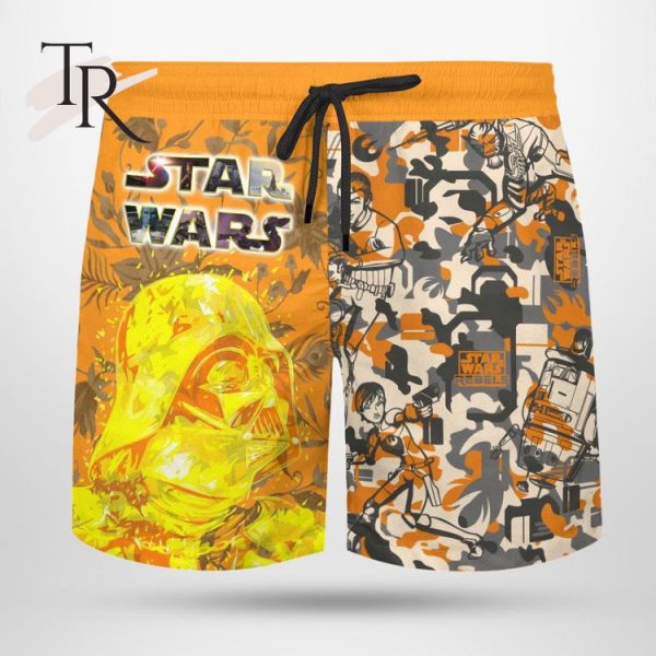 Star Wars Rebels Yellow Hawaiian Shirt