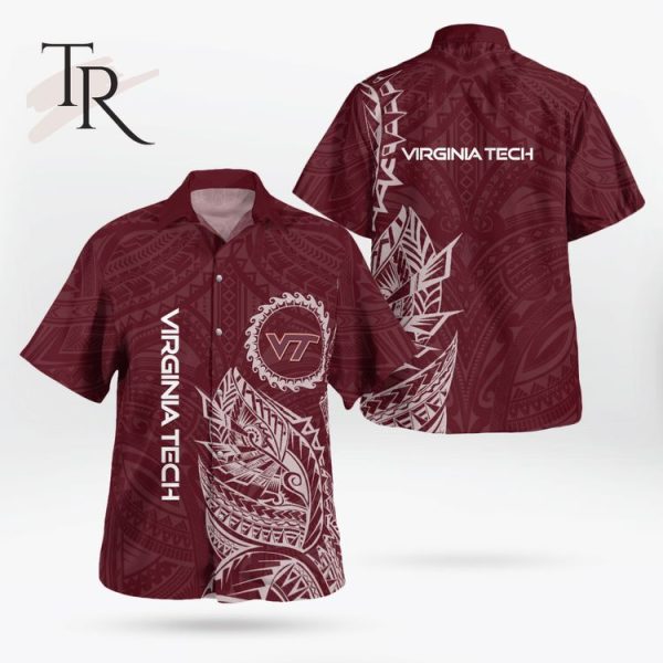 Virginia Tech Hokies football Hawaiian Shirt