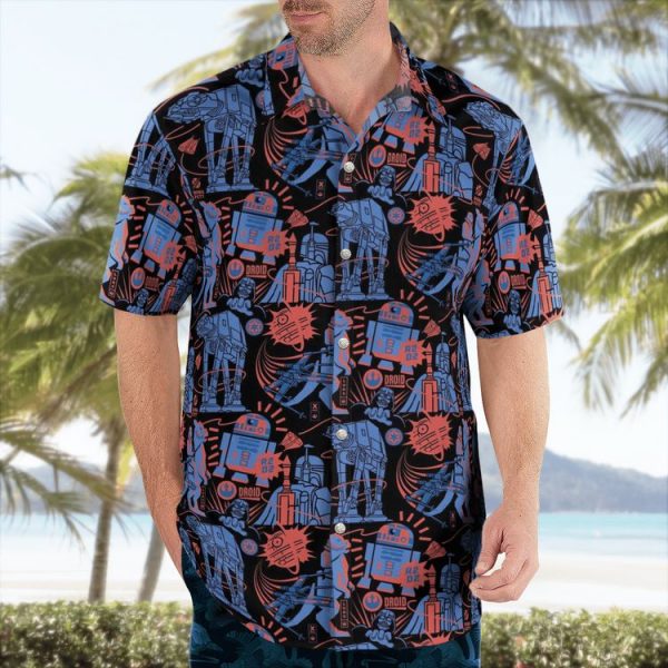 Star Wars Shirt, Star Wars The Mandalorian Hawaiian Shirt, Baby
