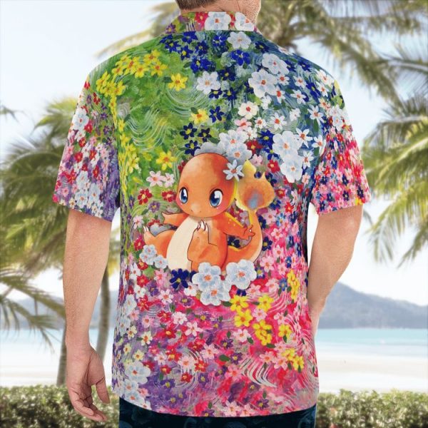 Charmander Summer Flowers Beach Outfits