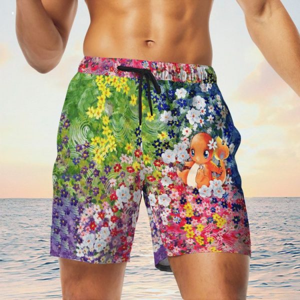 Charmander Summer Flowers Beach Outfits
