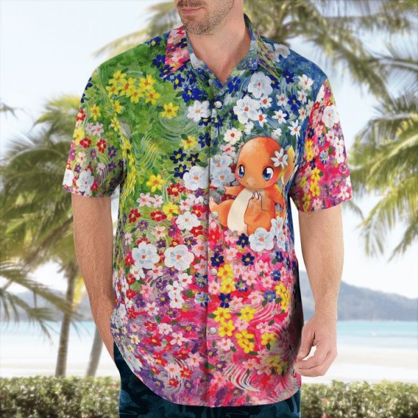 Charmander Summer Flowers Beach Outfits