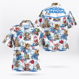 Dungeons & Dragons Cute Tropical Hawaiian Shirt