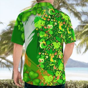 Grass Pokemon St.Patrick’s Day Hawaii Shirt