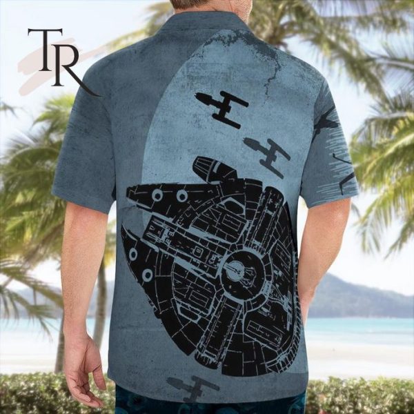 Millennium Falcon Star Wars Hawaiian Shirt