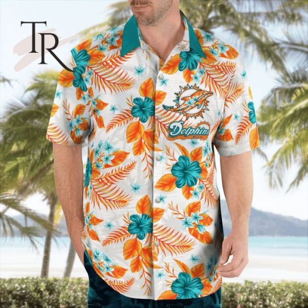 NFL Miami Dolphins Hawaiian Floral Outfits