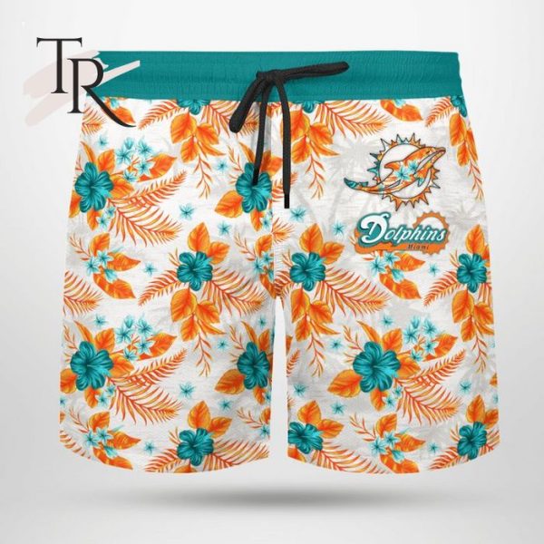 NFL Miami Dolphins Hawaiian Floral Outfits