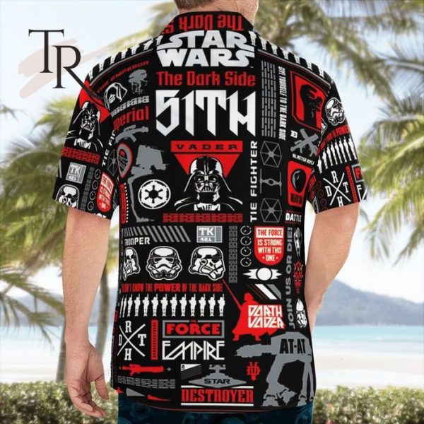 Star Wars – Dark Side Icongraphic Plakat Hawaii Shirt