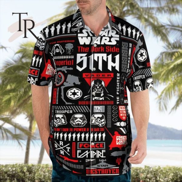 Star Wars – Dark Side Icongraphic Plakat Hawaii Shirt