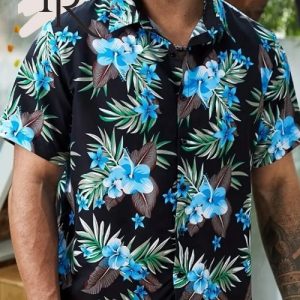 Comfy Flower Hawaiian Shirt for Men