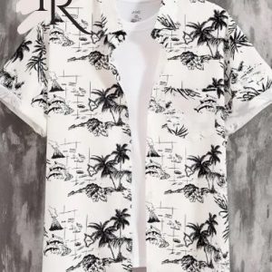 Dolphin Beach Hawaiian Shirt for Men