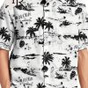 Men’s Beach Pattern Summer Vacation Shirt