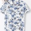 Men’s Crane Beach Summer Resort Hawaiian Shirt