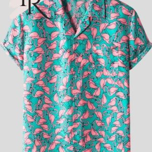 Men’s flamingo Hawaiian Shirt