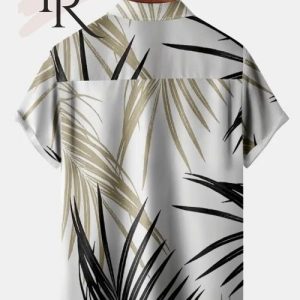 Men’s Hawaiian Coconut Leaf Short Sleeve Shirt
