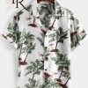 Men’s Summer Floral Hawaiian Shirt