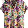 Unisex Floral Casual Beach Holiday Shirt
