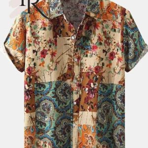 [Best Buy] Men’s Summer Casual Shirt With Floral Print